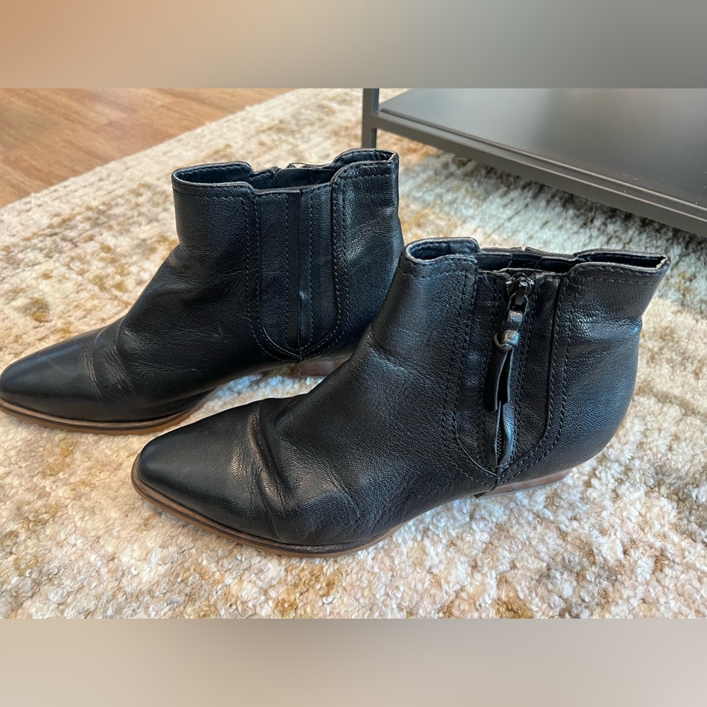 Cole Haan Women’s Hadlyn Black Leather Bootie